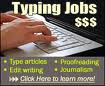 Home Typist/Data Entry Work,  $75 to 275 per Assignment 