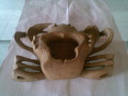 Art handycrafts of Indah Creation (Bali)crab ashtray carving