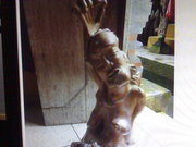 Art Gallery of MrM Wayan Wetja's(Bali)up one hand statue