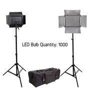 2 X 1000W Group Interview LED Light