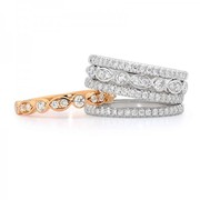 DiamondsInternational presents sparkling princess cut diamond rings