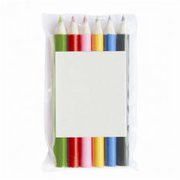 Shop for Coloured Pencils In PVC Pouch 6 Pack With Print
