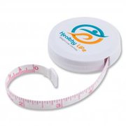Buy personalised White Styleline Tape Measure At Vivid Promotions Aust
