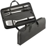 Customised BBQ Set | Branded 3 Piece Stainless Steel BBQ Set